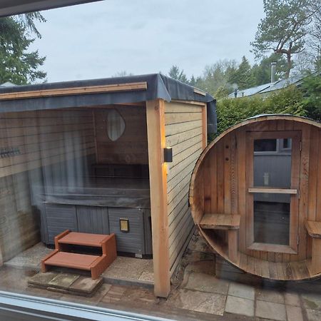 Luxe Boshuisje Met Prive Wellness & Jacuzzi Op De Veluwe Ermelo Εξωτερικό φωτογραφία