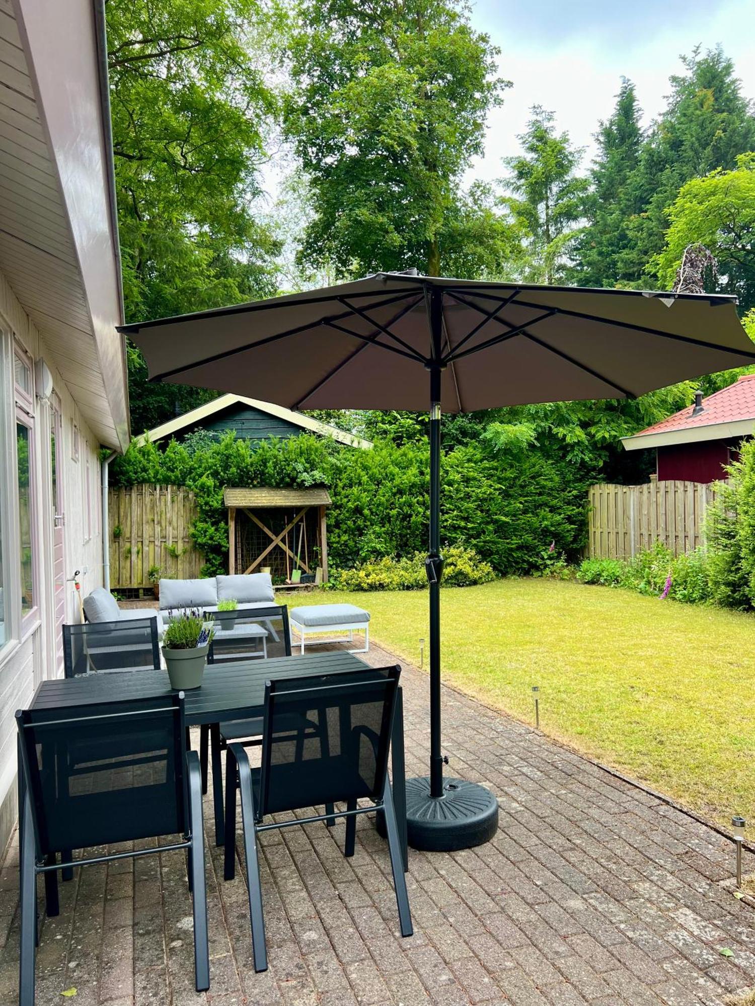 Luxe Boshuisje Met Prive Wellness & Jacuzzi Op De Veluwe Ermelo Εξωτερικό φωτογραφία
