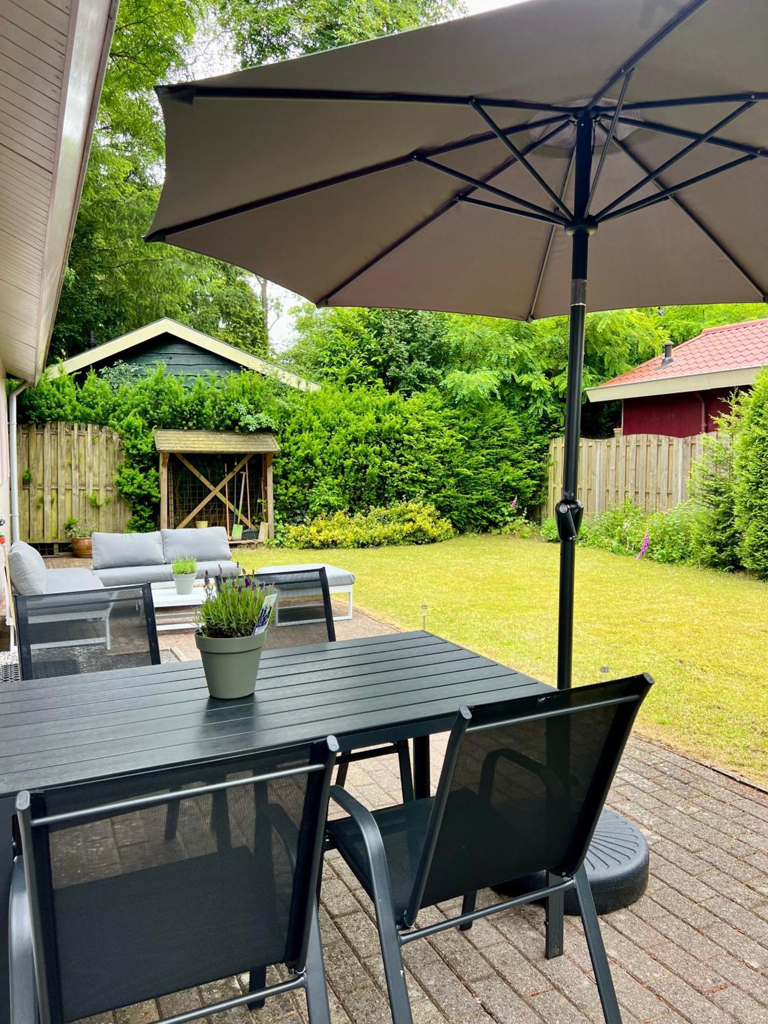 Luxe Boshuisje Met Prive Wellness & Jacuzzi Op De Veluwe Ermelo Εξωτερικό φωτογραφία